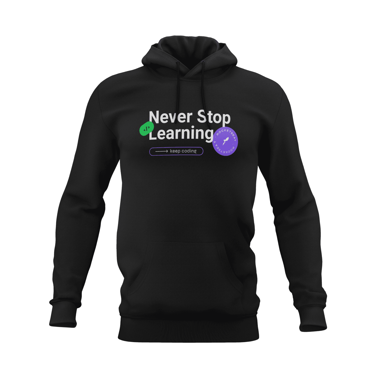 Moletom Never Stop Learning